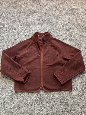 Athleta Stroll Fleece Full Zip size medium